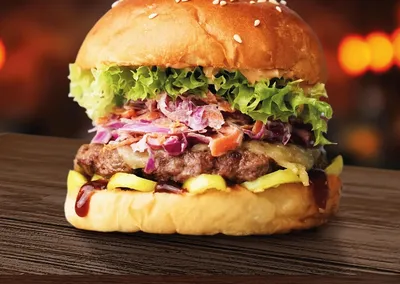 Zwarte bonen burger